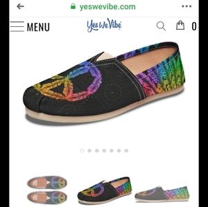 Yes We Vibe casual slip ons